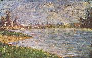 Georges Seurat Die beiden Ufer France oil painting artist